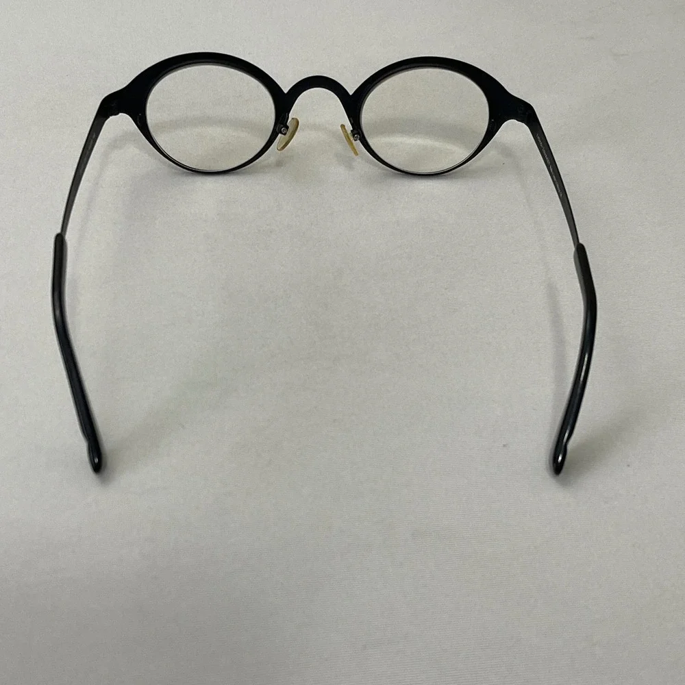 IYoko Inyake Glasses Eyeglasses FRAMES ONLY Round Matte Black Japan 40‎ 28 140